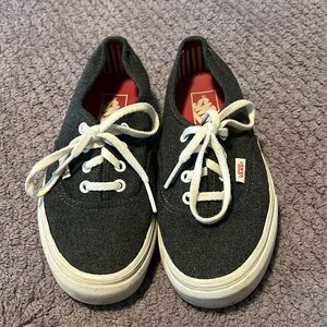 Gray Wool Vans